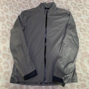 Aether Full Zip Jacket Gray Techwear Pit Vents Mens Size 2